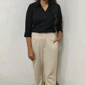 Black formal shirt