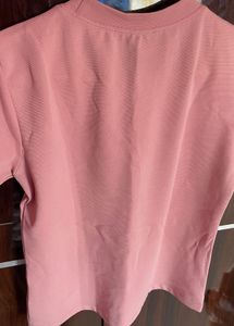 Salmon Pink Basic Tee