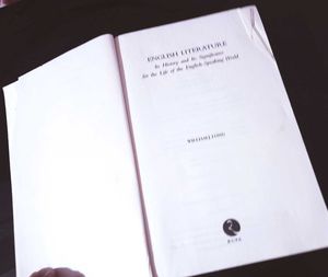English Literature Book