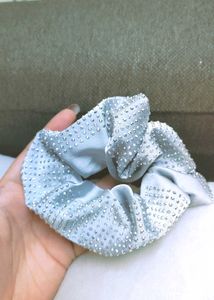Beautiful Rhinestone Studded Scrunchie