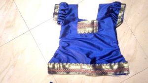 Blue & Gold Ethnic Top with freebies