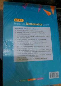 ICSE Foundation Mathematics - Class IX