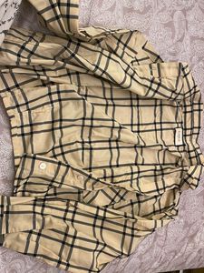 Plaid Crop Top Shirt