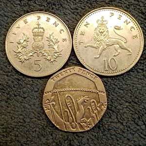 United Kingdom Pence Set (3 Pcs)