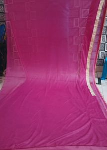 Pink Saree With Blouse
