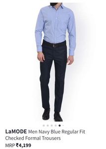 La Mode Men Formal Trouser