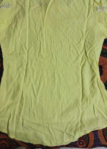Selling A Light Yellow Colour Full Size Top.