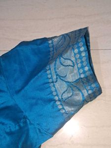 Peacok Blue Blouse