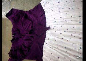Purple Gown In Good Condition.