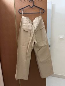 Beige Cargo Pants