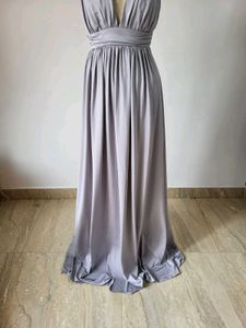 Gray Maxi Dress