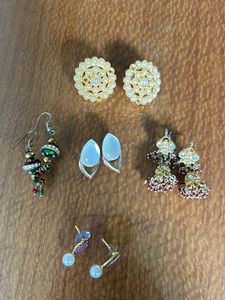 4 Pairs Earrings- Ask Before Buying