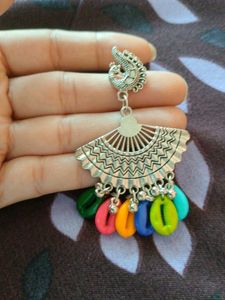 Oxidised Jhumkas