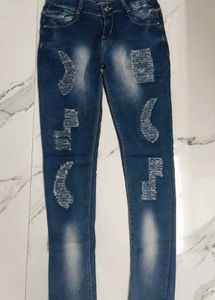 Ripped Denim Jeans