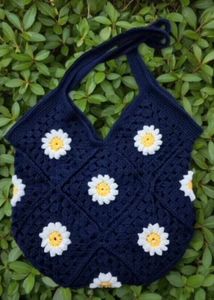 Daisy Crochet Handbag