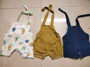 Cute Baby Dungaree Set