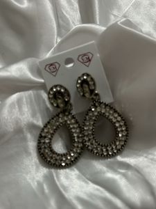 Dangling Rhinestone Earrings