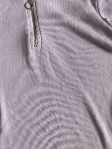 Cute Lavender Long Sleeve Top