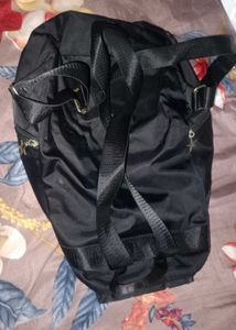 Stylish Black Polka Dot Sling Backpack