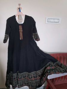 Black Kurti with Embellishments