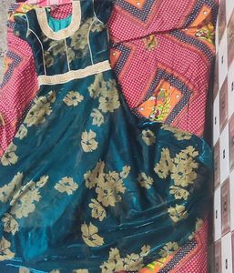 Golden Floral Frock