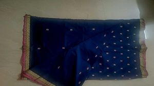 Elegant Pink &amp; Blue Saree for Resale! 💃🏻✨