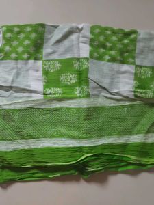Green Printed Kurta Set
