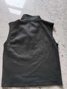 Black H&amp;M Top With Collar