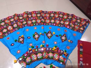 (WEEKEND OFFER) 🥳Blue Traditional Kutchi Chanya Choli