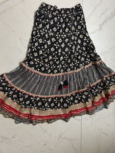 Boho Print Ethnic Skirt