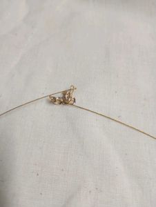 Elegant Gold Plated Necklace &amp; Earring Set