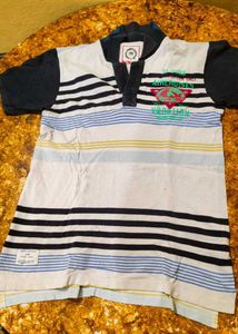 Striped Polo T-Shirt