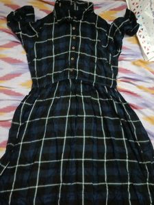 Plaid Fit &amp; Flare Midi Dress