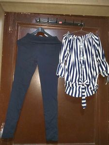 Women Top And Pants Set