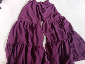 Elegant Purple Garara Set