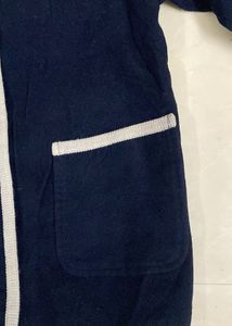 Navy Blue Korean Blazer