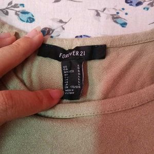 Aesthetic Olive Crop Top