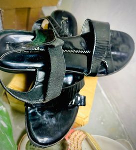 Black Ankle Strap sandle