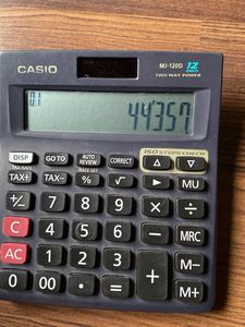 original CASIO calculator working