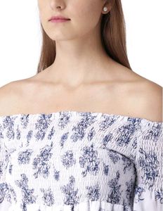 Floral Off-Shoulder Mini Dress 2 time used (CE)