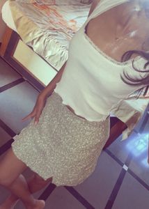 Floral Mini Skirt🌷