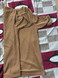 Light brown daily wear tshirt