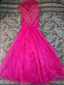 Pink Leheriya Dress