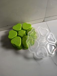 Plastic Heart Shape 7 Sections Spice Box / Masala