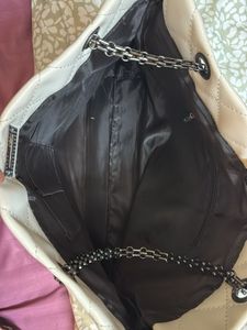 White Quilted Tote Bag