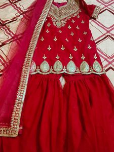 Magenta Pink Sharara Set 🌸❤️