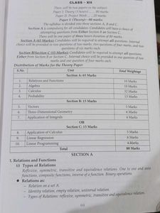 ISC Mathematics Class XII