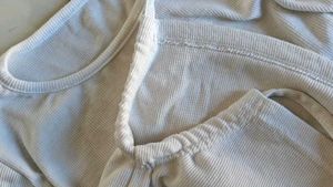 White Long Sleeve crop Top