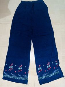 Elegant Embroidered Palazzo Kurti Set