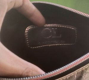 Carlton London Golden Pouch